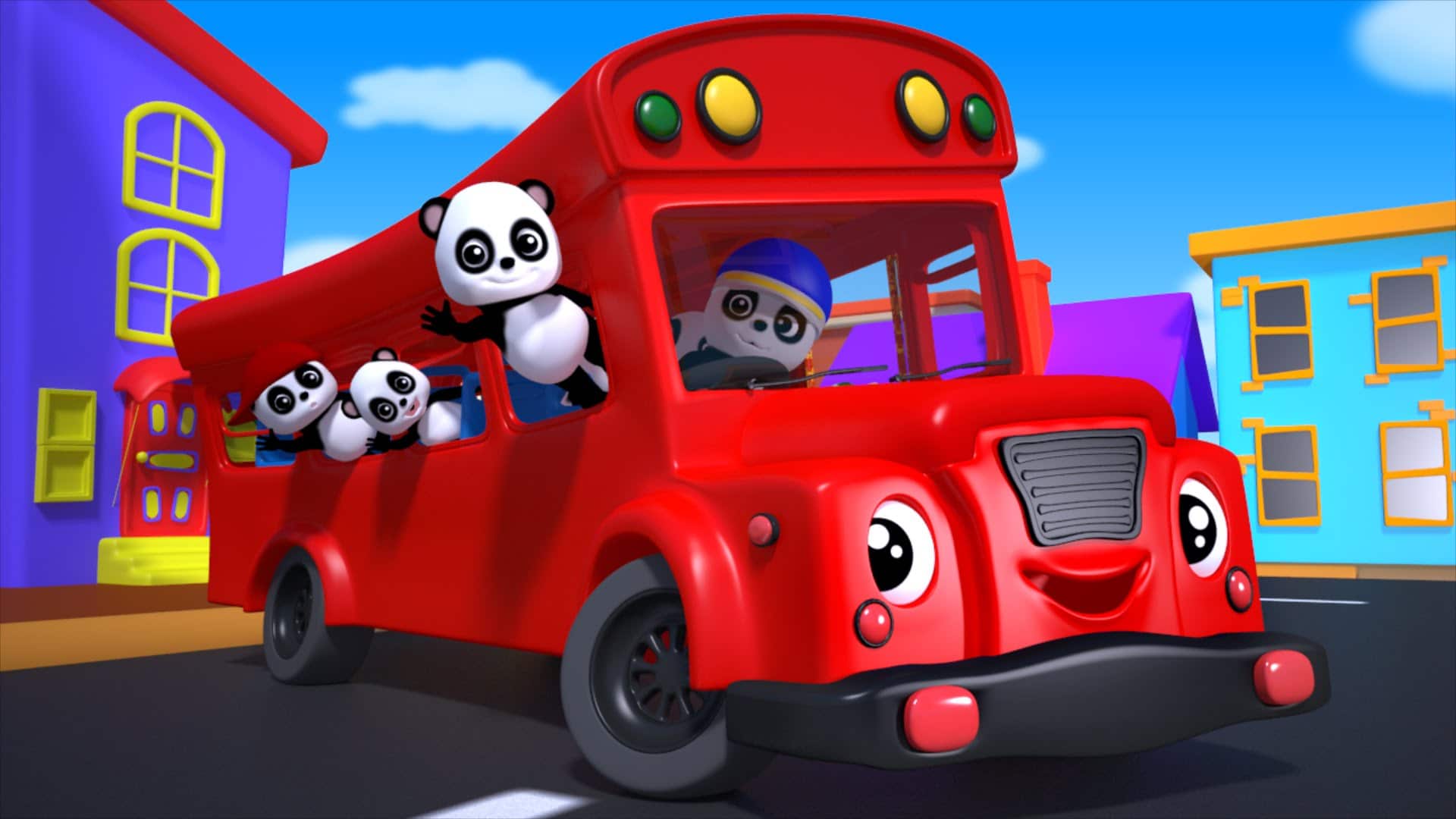 Wheels on the bus panda