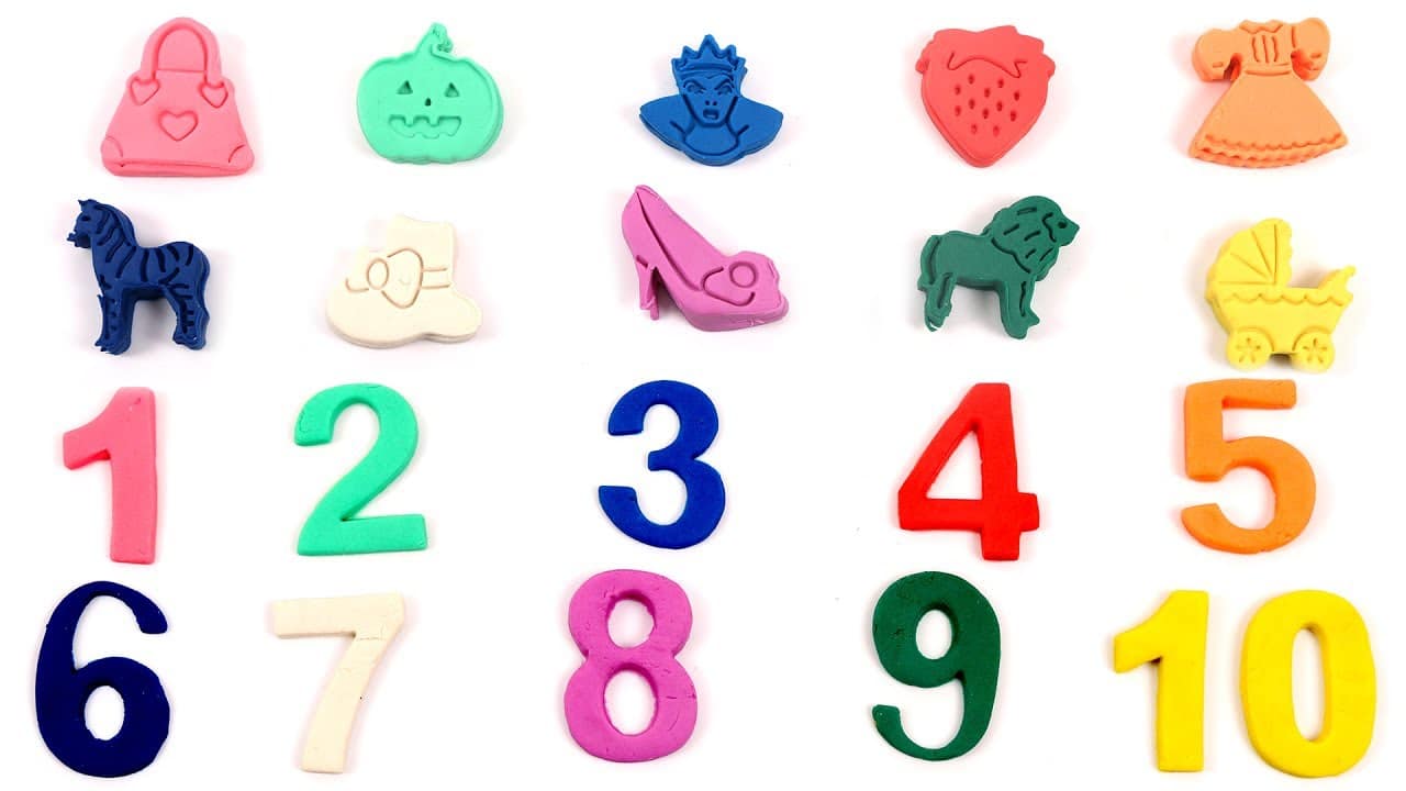 play doh numbers 1 to 10