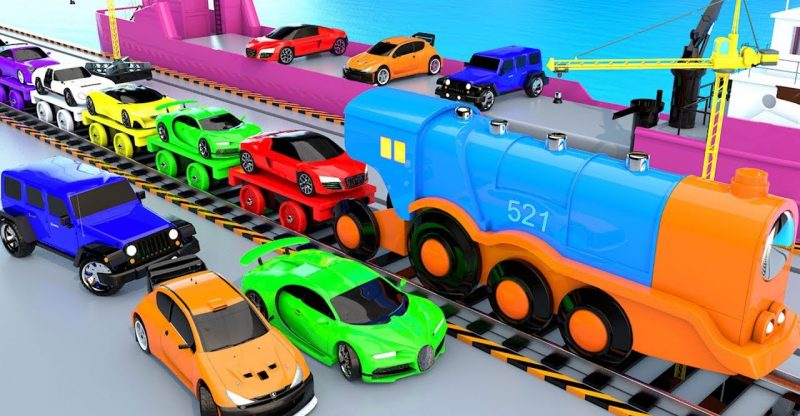 toy train videos for children